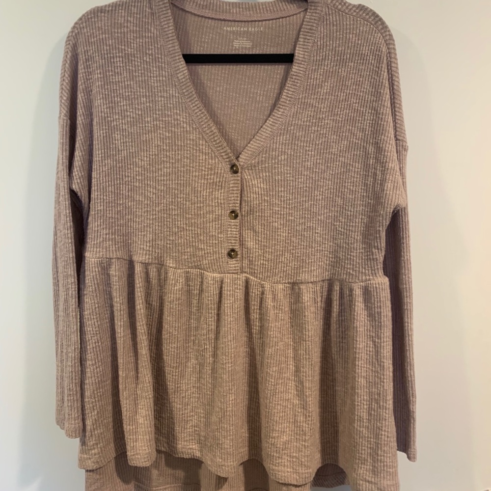 Lavender long sleeve shirt